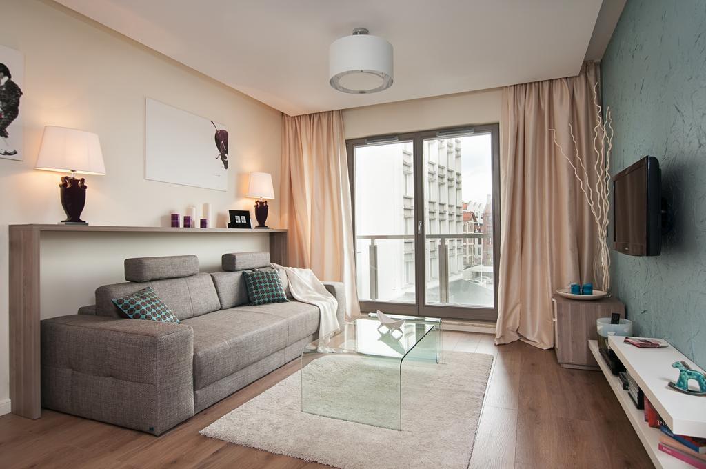 Waterlane Pool & Gym Apartments Gdańsk Eksteriør billede